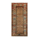 3'9" x 7'10" Antique Hand Knotted 100% Wool Melayaar Oriental Area Rug Caramel