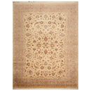 9'2"x12'4" Hand Knotted Wool 16/18 Pak Persian 300 KPSI Oriental Area Rug Ivory