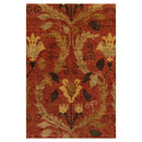 2'x3' Hand Knotted 100% Wool Traditional Oushak Oriental Area Rug Terracotta