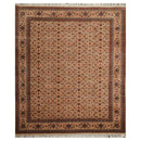 8'3" x 10' Hand Knotted 100% Wool Traditional Ferahan Oriental Area Rug Beige
