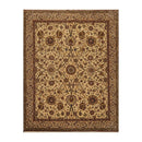 8' x 10'4" Hand Knotted Traditional Wool 200 KPSI Agra Oriental Area Rug Beige
