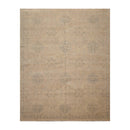 8'4" x 10'5" Hand Knotted 100% Wool Transitional Tibetan Area Rug Beige Gray