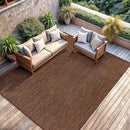 CAMILSON Outdoor Rug 9x12 Modern Area Rugs for Large Indoor and Outdoor Patios and Porches - Waterproof, Washable, Non-Shedding, Easy-to-Clean Outside Carpet (9 x 12, Solid - Gold) by CozyNest Decor