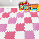 YIMINYUER® 25 Tiles (30cm×30cm×1cm Each Tile) Baby Soft Puzzle Play Mats, Kids Thick EVA Foam Floor, Toddlers & Children's Soft Interlocking Mat R01R03R09G301025 by TinyTreasures Baby Boutique