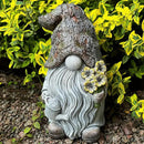 Mood Lab Garden Gnome - Key Hider Gnome Figurine - 9.25 Inch Lawn Statue - for Outdoor or House Decor by GreenHaven Gardens