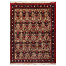 3'7" x 4'11" Hand Knotted 100% Wool Abadeh Traditional Oriental Area Rug Beige