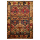 4'6" x 6'6" Hand Knotted 100% Wool Arts & Craft Oriental Area Rug Gold, Brown