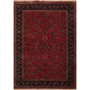 5'7" x 8' Runner Hand Knotted 100% Wool Sarouk 250 KPSI Oriental Area Rug Rose