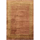 5'7" x 8'3" Hand Knotted 100% Wool Boteh Paisley Oriental Area Rug Rust