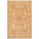 3'3" x 5'2" Hand Knotted 100% Wool Pak Persian 250 KPSI Oriental Area Rug Tan