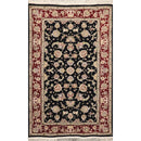 3' x 5' Hand Knotted 100% Wool Sino Persian 300 KPSI Oriental Area Rug Black