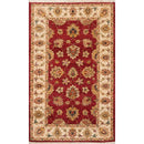 3' x 5' Hand Knotted 100% Wool Agra Traditional Oriental Area Rug Rusty Red