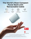 Anker Nano Power Bank (10K, 45W, Built-In Retractable USB-C Cable) by Anker