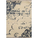 2' x 3' Hand Knotted 100% Wool Modern Tibetan Oriental Area Rug Ivory, Blue