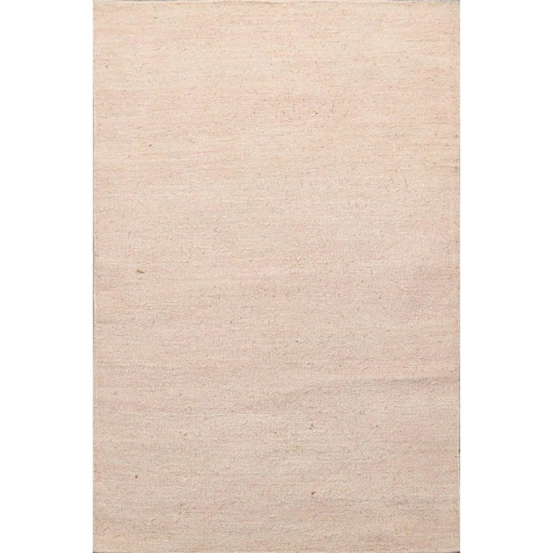 2' x 3' Hand Woven 100% Silk Modern Flatweave Kilim Oriental Area Rug Beige