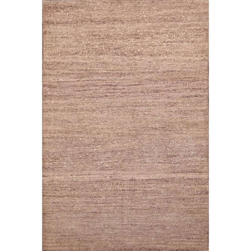 2' x 3' Hand Woven 100% Silk Modern Flatweave Kilim Oriental Area Rug Brown