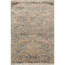 2' x 3' Hand Knotted 100% Wool Modern Tibetan Oriental Area Rug Blue