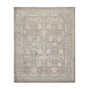 7'10” x 9'10” Designer 100% Polypropylene Oriental Area Rug Gray, Beige