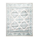 7'11” x 9'11” Modern 100% Polypropylene Oriental Area Rug Cream, Taupe, Red