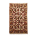 2’11” x 5’2" Hand Knotted 100% Wool Agra Traditional Oriental Area Rug Beige