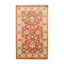 3’ x 5’1" Hand Knotted 100% Wool Agra Traditional Oriental Area Rug Peach, Beige
