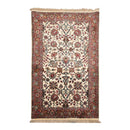 3’ x 4’11" Hand Knotted 100% Wool Agra Traditional Oriental Area Rug Ivory