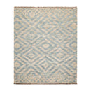 5'9" x 7'2" Hand Woven Natural Fiber Jute Southwestern Flatweave Kilim Area Rug
