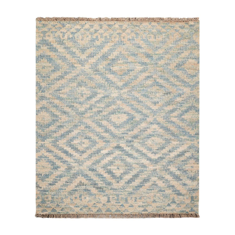 5'9" x 7'2" Hand Woven Natural Fiber Jute Southwestern Flatweave Kilim Area Rug