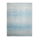 9’ x 12’ Hand Knotted 100% Wool Modern Oriental Area Rug Aqua
