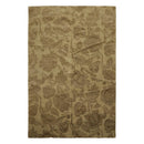 6x9 Olive Green Lapchi Hand Knotted Botanical Wool & Silk Tibetan Transitional Area Rug