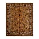 9’4” x 11’8" Authentic Hand Knotted Wool Turkish Oushak Area Rug Caramel