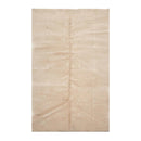 5’ x 8’ Hand Knotted Wool & Silk Modern Designer Tibetan Area Rug Beige