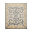 8’2"x9’11” Muted Turkish Oushak Hand Knotted 100% Wool Area Rug Slate