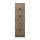 2’8” x 9’4” Hand Knotted 100% Wool Runner Traditional Oriental Area Rug Blue
