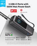 Anker Laptop Power Bank (25K, 165W, Built-In and Retractable Cables) by Anker
