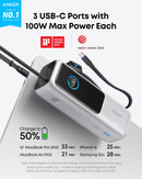Anker Laptop Power Bank (25K, 165W, Built-In and Retractable Cables) by Anker