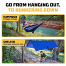 Wise Owl Outfitters Camping Hammock – 500lbs Portable Hammock with Tree Straps - Travel, Backpacking, Hiking, Outdoors Camping Gear - Single or Double by GreenHaven Gardens