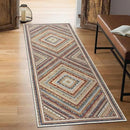 Keen Home Design 2x7 Rug - Machine Washable Runner Rug with Non-Slip Backing, Ideal for Hallway, Entryway, Kitchen, Laundry Room - Vintage, Easy Clean, Durable, Low Pile Rug - (2'6" x 7') by CozyNest Decor