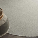 Nourison Home Positano 8' x Round Light Gray Fabric Modern Area Rug (8' Round) by CozyNest Decor