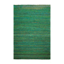 5' x 7'6" Hand Woven 100% Raw Silk Kilim Modern Oriental Area Rug Emerald