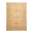5' 9''x8' Hand Knotted Caucasian  100% Wool Traditional Oriental Area Rug Beige, Sage Color