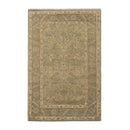 5'6" x 8'6'' Hand Knotted 100% Wool Caucasian Traditional Oriental Area Rug Champagne, Moss Color