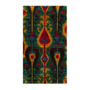 3x5 Green, Red Hand Knotted 100% Silk Tibetan Traditional Oriental Area Rug