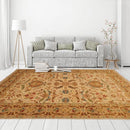 5'10''x8'7'' Hand Knotted 100% Wool Sultanabad Traditional Oriental Area Rug Beige, Brown Color