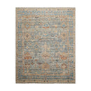 7' 10''x10' Hand Knotted Muted Turkish Oushak 100% Wool  Traditional  Oriental Area Rug Gray,Aqua Color
