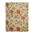 7'11''x10'3'' Hand Knotted Tibetan 100% Wool Transitional Oriental Area Rug Pistacchio, Rust Color