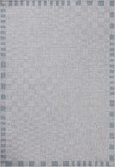 Loloi Amber Lewis Topanga Collection TOP-07 Silver/Blue 2'-3" x 3'-9" Indoor/Outdoor Area Rug by CozyNest Decor
