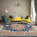 6x9 Navy LoomBloom Hand Knotted Arts & Crafts Oushak 100% Wool Oriental Area Rug