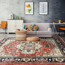 6x9 Rust LoomBloom Hand Knotted Arts & Crafts Oushak 100% Wool Oriental Area Rug