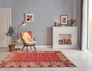 6x9 Rust, Mint Hand Knotted Soumak 100% Wool Nourison Nourmak Traditional Oriental Area Rug